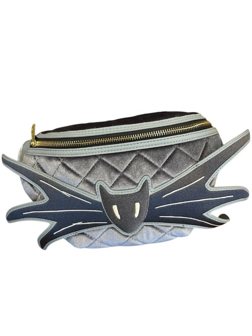 Loungefly Nightmare Before Christmas Jack Bat Bow Tie Velvet Belt Bag Fanny Pack